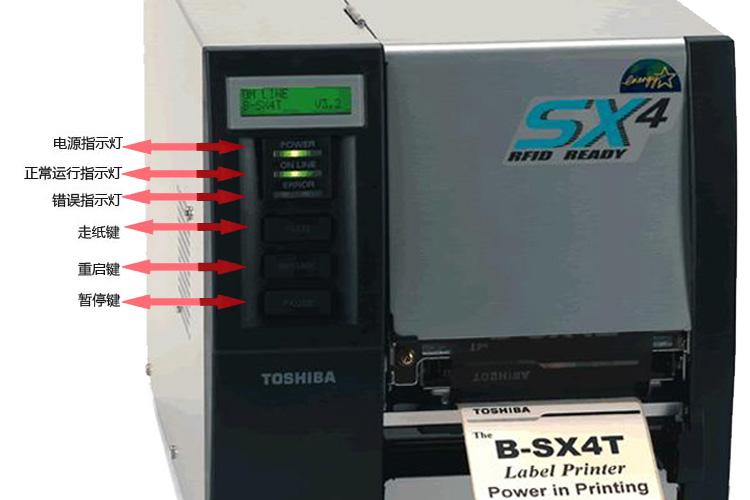 東芝B-SX4T RFID條碼打印機