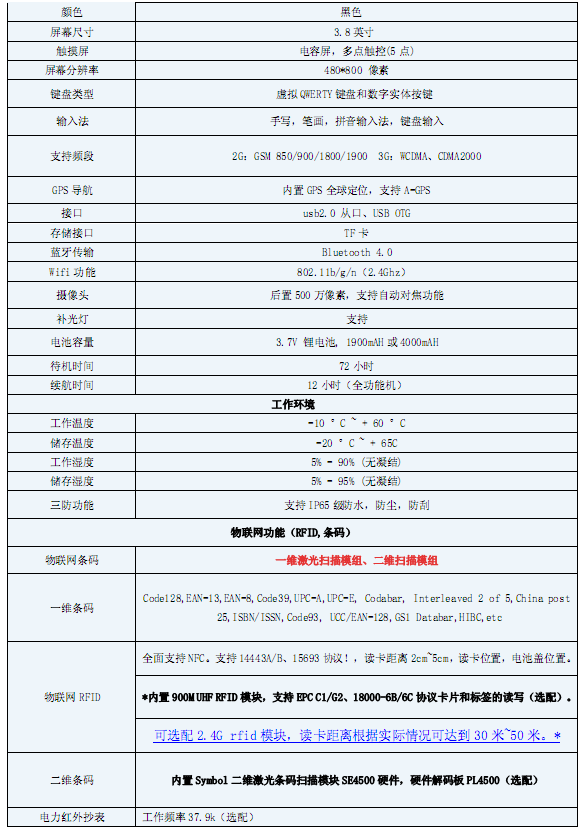 富立葉CM883工業級物聯網智能手機